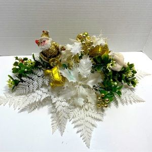 Vintage Christmas Santa Centrepiece
